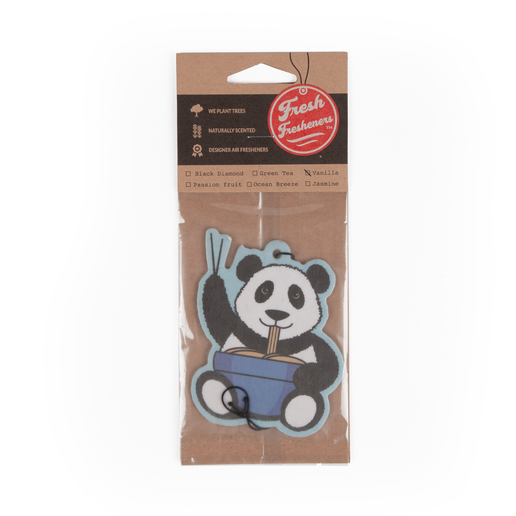 Panda with Noodles Air Freshener