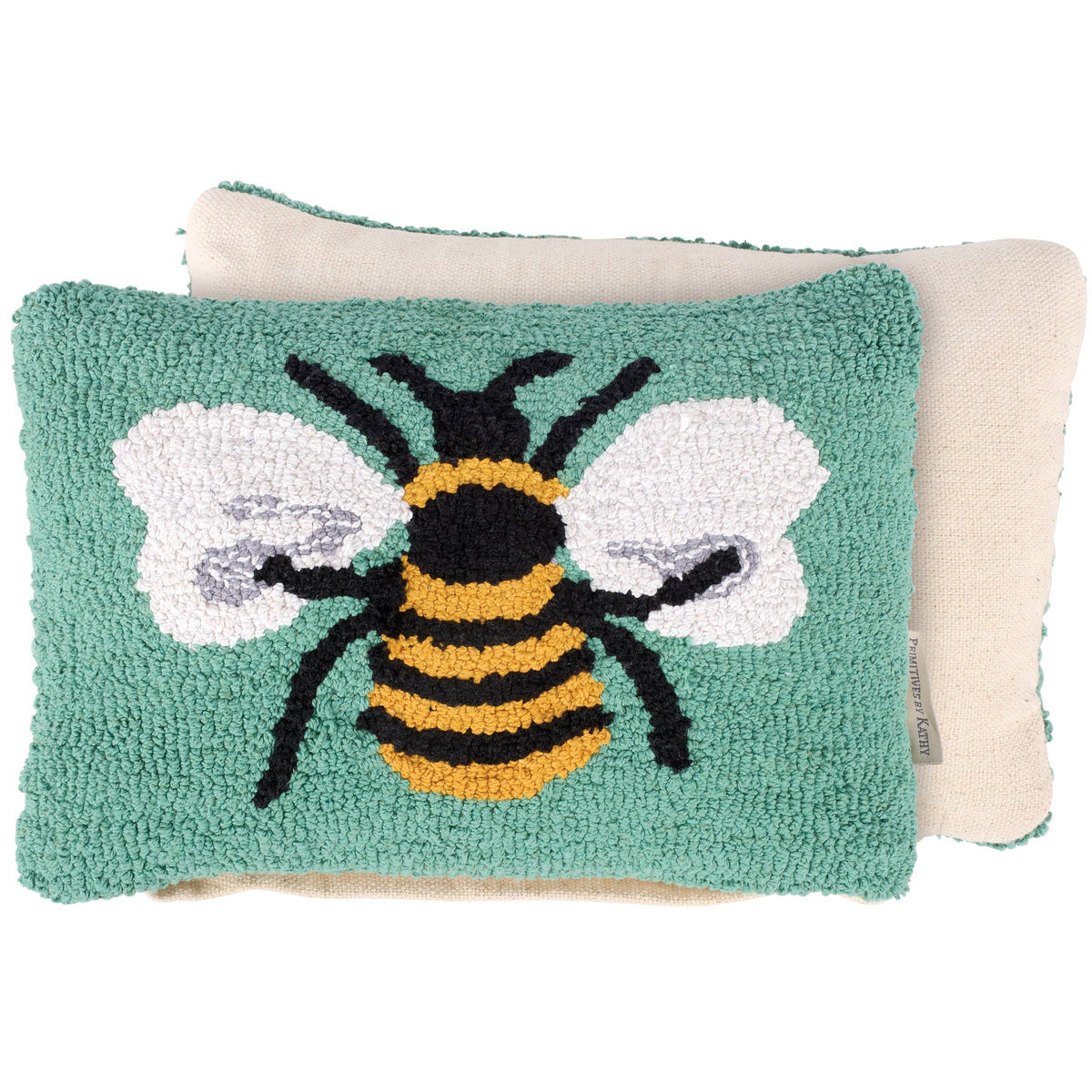 Hooked Bee Pillow