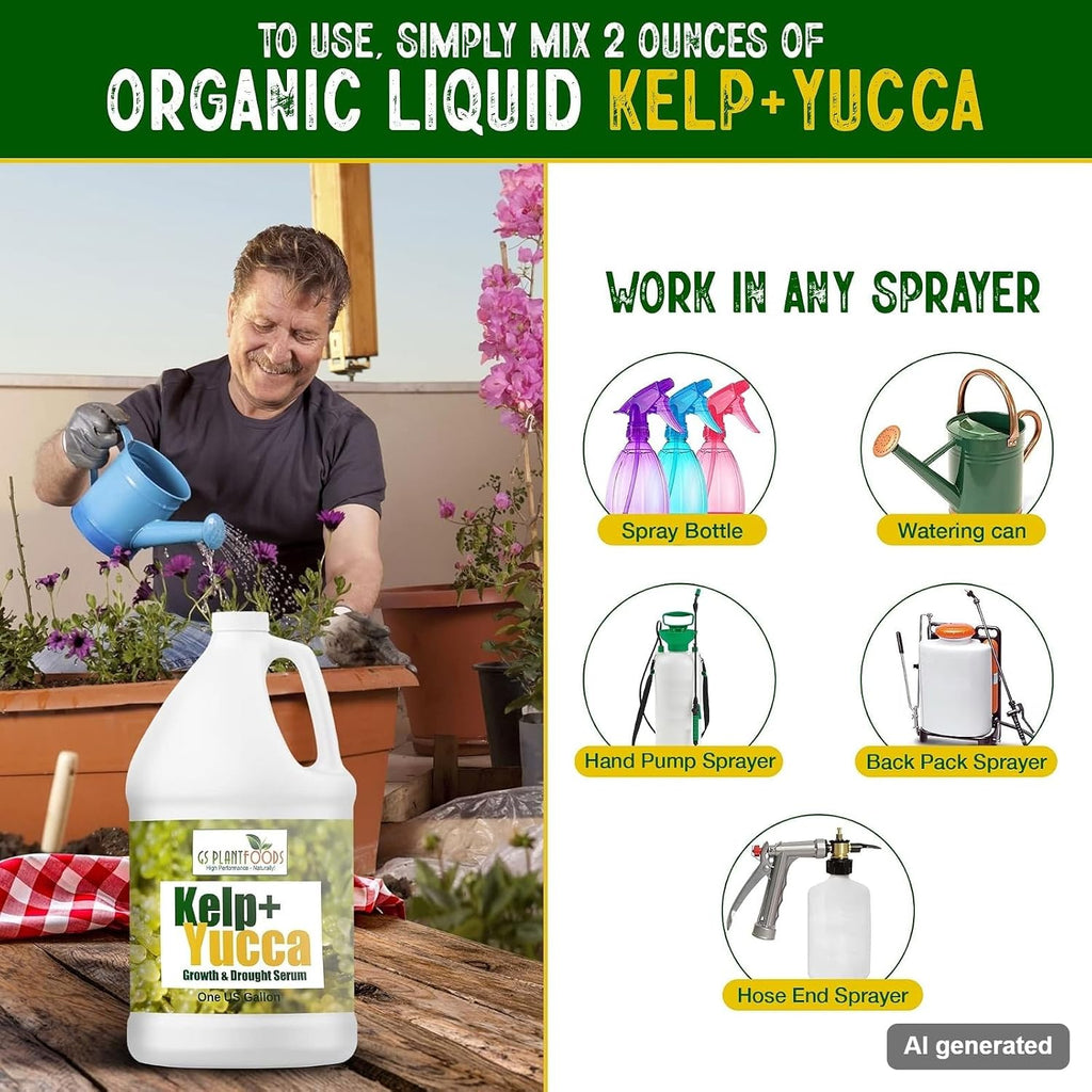 Kelp + Yucca – Soil Moisture & Root Enhancer | GS Plant Foods