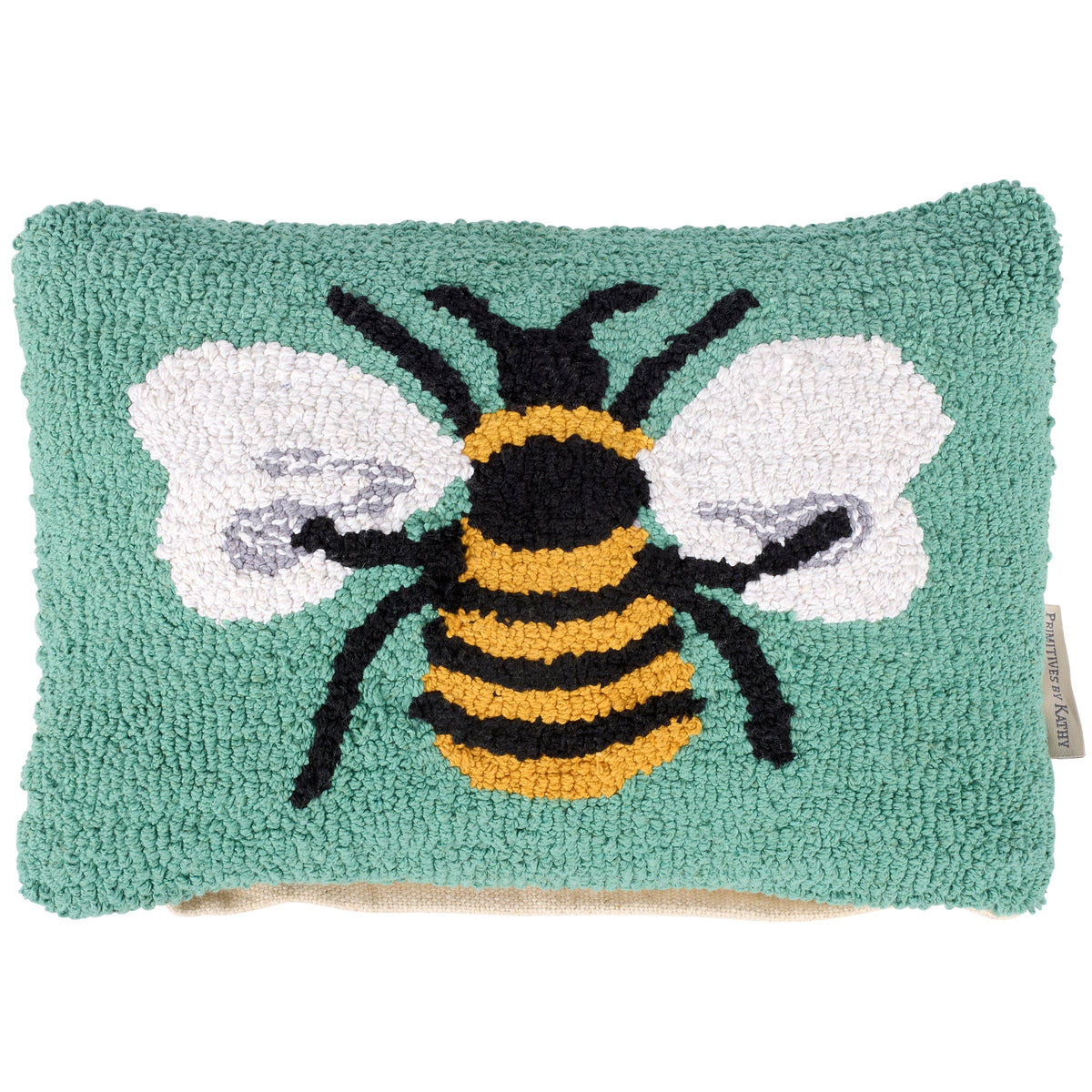 Hooked Bee Pillow