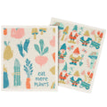 Eat More Plants Swedish Dishcloth Set